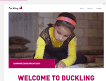 Tablet Screenshot of duckling.dk